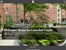 Tablet Screenshot of camelotcourtapts.com